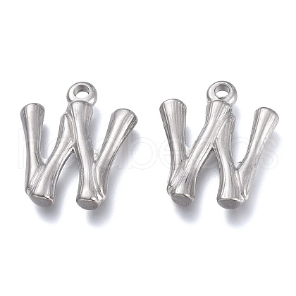 Non-Tarnish 304 Stainless Steel Pendants STAS-G214-38P-W-1