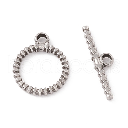 Non-Tarnish 304 Stainless Steel Toggle Clasps STAS-G262-04P-1
