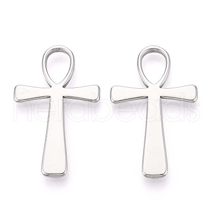 304 Stainless Steel Pendants STAS-T065-13P-1