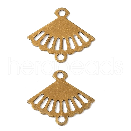 Brass Laser Cut Hollow Connector Charms KK-K277-12AB-1