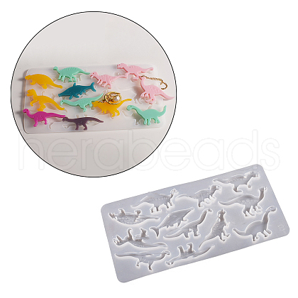 Dinosaur Shape DIY Silhouette Silicone Molds WG47720-02-1