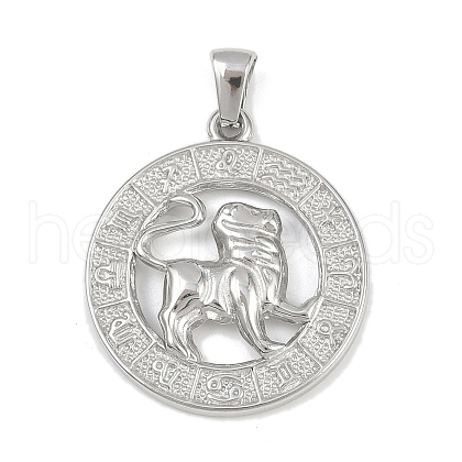 304 Stainless Steel Pendants STAS-C131-03P-04-1