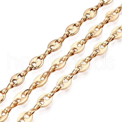 Iron Coffee Bean Link Chains CH-T005-11KCG-1