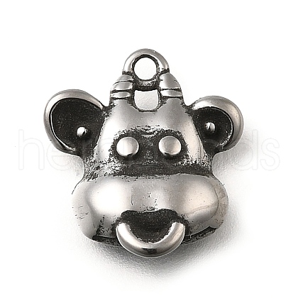 Retro 304 Stainless Steel Charms STAS-L284-14AS-1