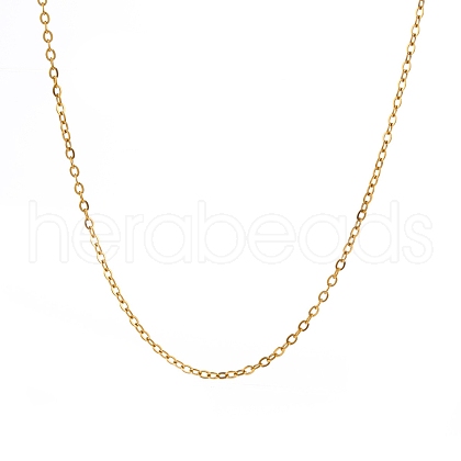 Stainless Steel Cable Chains Necklaces for Women PW-WG55944-01-1