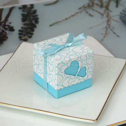 Square Foldable Creative Paper Gift Box PAAG-PW0001-097F-1