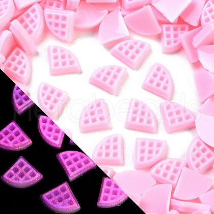Luminous Resin Imitation Chocolate Decoden Cabochons RESI-K036-28G-05-1