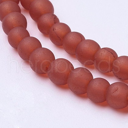 Transparent Glass Bead Strands X-GLAA-S031-4mm-06-1