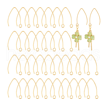 Unicraftale Ion Plating(IP) 304 Stainless Steel Earring Hooks STAS-UN0058-95G-1