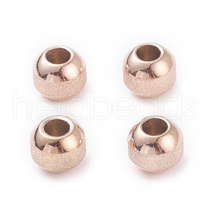 Ion Plating(IP) Textured 304 Stainless Steel Beads STAS-P306-01C-RG-1