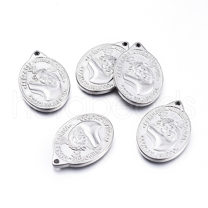 Non-Tarnish 304 Stainless Steel Pendants STAS-F240-07P-A-1