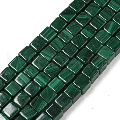 Natural Malachlite Beads Strands G-Q185-A02-01-1