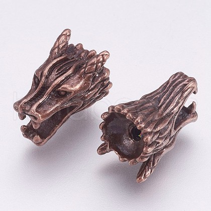 Tibetan Style Alloy Beads PALLOY-K234-04R-1