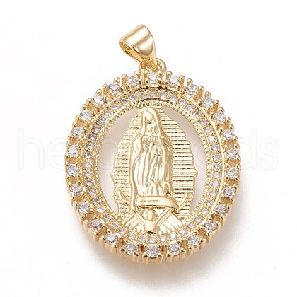 Brass Pendants ZIRC-L099-002G-1