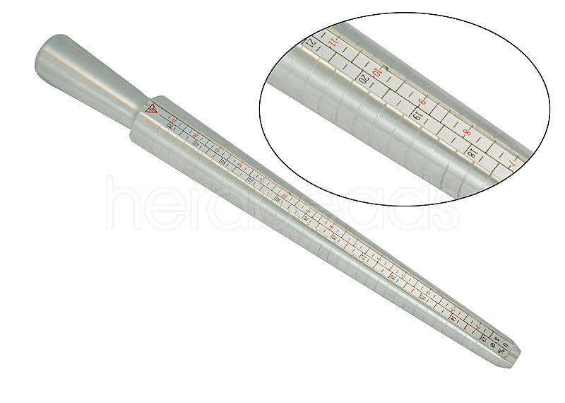 Wholesale 1 pc Plastic Ring Size Stick for Handcrafted Bracelets Necklaces