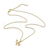 304 Stainless Steel Pendant Necklaces NJEW-U002-18G-01-2