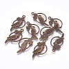Alloy Tropical Parrot Pendants X-EA10187Y-AB-2