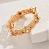 Hip-pop Brass Bangles ZN2910-4