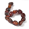 Natural Red Agate Beads Strands G-H295-D01-14-5