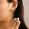 Bowknot Alloy Stud Earrings WGF38D2-06-1