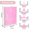   1 Set Plastic Doll Wardrobe DJEW-PH0001-32-3