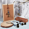 4Pcs 4 Styles Iron Bell Pendant Decoraions HJEW-OC00005-5