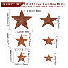 Gorgecraft 30Pcs 3 Styles Iron Pendants IFIN-GF0001-39A-2