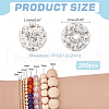   200Pcs Pave Disco Ball Beads RB-PH0001-41E-2