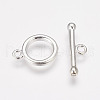 Brass Toggle Clasps X-KK201-S-2