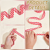 Polyester Twill Striped Piping Ribbon FIND-WH0424-03B-4