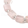Natural Madagascar Rose Quartz Beads Strands G-Z087-D03-4