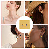ARRICRAFT 4 Colors Acrylic Single Earring Display Card ODIS-AR0001-05B-5