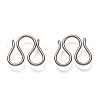 Non-Tarnish 304 Stainless Steel M Clasps STAS-H136-11P-1