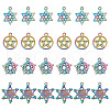 ARRICRAFT 24Pcs 4 Styles Alloy Pendants FIND-AR0004-38-1