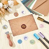 DIY Scrapbook Wax Seal Stamp Sets AJEW-WH0432-023-4
