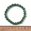 Natural Green Aventurine Beaded Stretch Bracelets BJEW-Q692-50-8mm-4