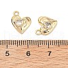 Brass Micro Pave Cubic Zirconia Pendants KK-A259-19G-3