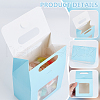Paper Gift Storage Boxes with Visible Window CON-WH0110-003A-01-3