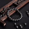 100Pcs 8mm Non-Magnetic Synthetic Hematite Round Beads DIY-LS0002-16-6