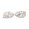 Rack Plating Alloy Glass Pendants FIND-C018-47P-3