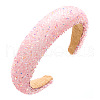 Resin Sponge Hair Bands PW-WG93054-05-1