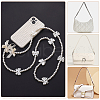 WADORN 2Pcs ABS Plastic Imitation Pearl Beaded Bag Handles FIND-WR0006-62-5