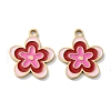 Ion Plating(IP) 304 Stainless Steel Enamel Pendants X-STAS-P339-16G-01-1