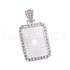 Alloy Pendant Cabochon Settings FIND-TAC0013-01S-1