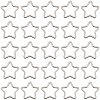 SUNNYCLUE 30Pcs Iron Split Key Rings STAS-SC0009-04-1