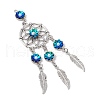 Tibetan Style Alloy Pendants PALLOY-JF03555-4