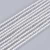 Electroplate Glass Beads Strands EGLA-I013-2mm-AB01-1