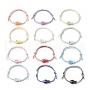 12Pcs Fish Handmade Porcelain Beaded Braided Bead Bracelets BJEW-JB11831-2