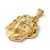 PVD Vacuum Plating 304 Stainless Steel Pendants STAS-B069-35B-G-2