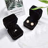 Square Velvet Ring Boxes VBOX-WH0002-01C-5